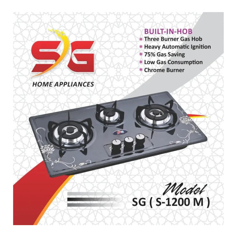 Stainless Steel Gas Hob Auto ignition S-1200 Stainless Steel Gas Hob Auto ignition S-1200